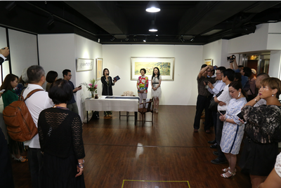 丹青傳韻 愛新覺羅文嘉、恒錦宮廷畫展在港舉辦 共促文化藝術交融
